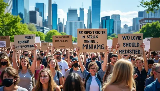 la population réclame des restrictions sur le minage de cryptomonnaies