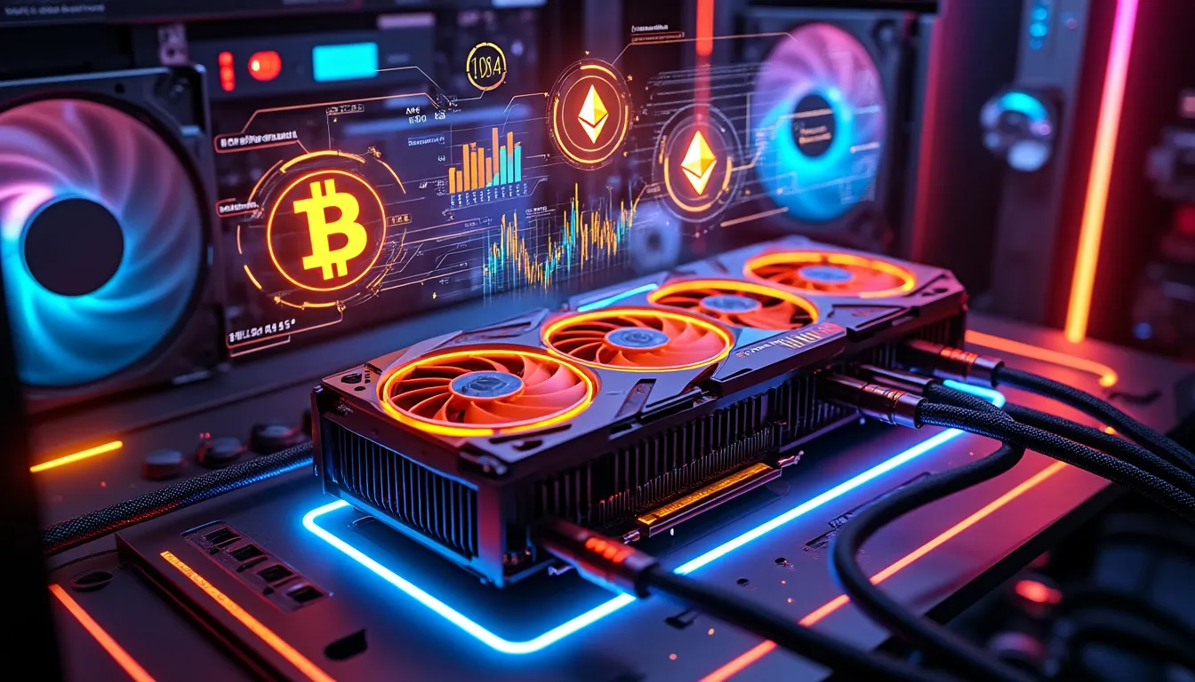 Radeon RX 9070 : Performances et efficacité pour le minage de cryptomonnaies