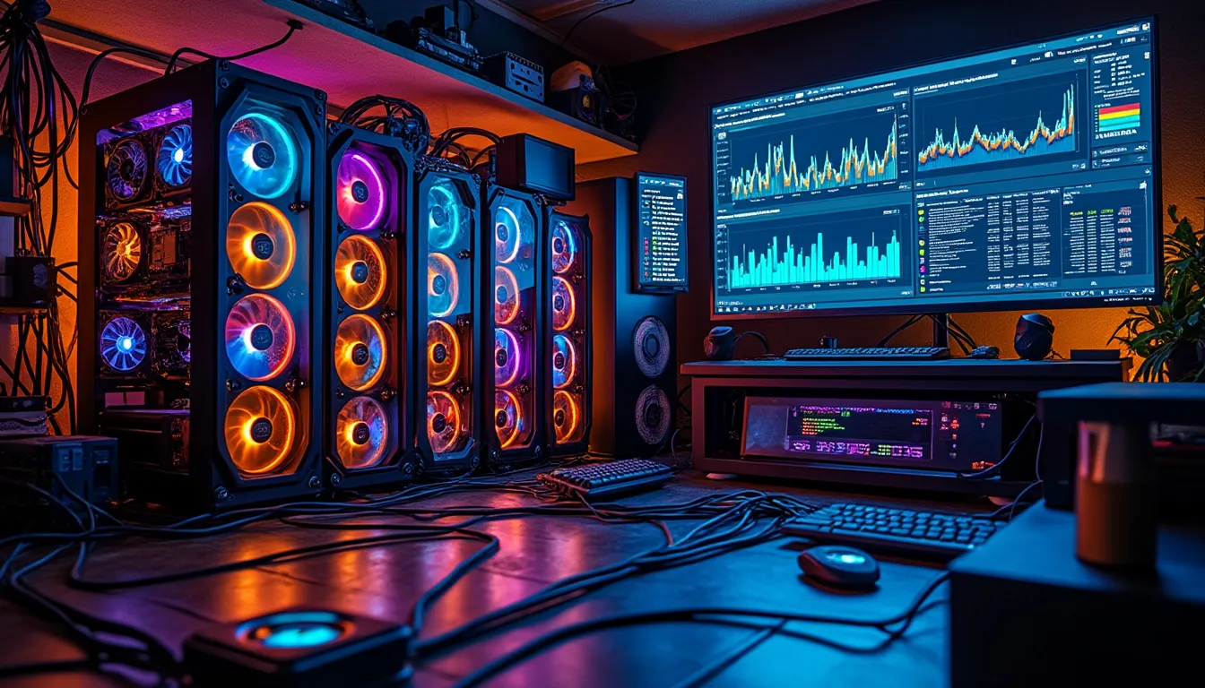Tout savoir sur les rigs de minage de crypto-monnaies : Guide complet pour débutants