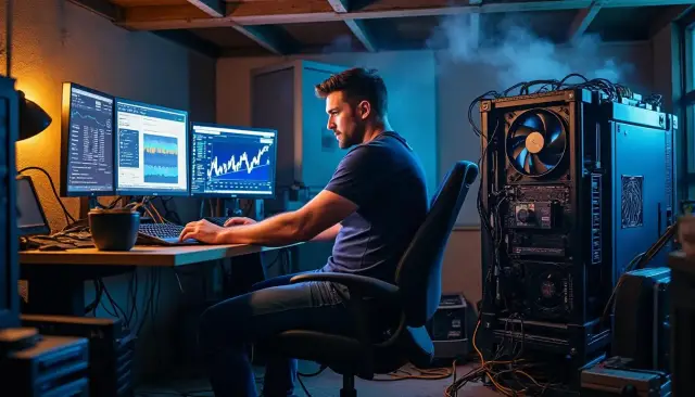 Un homme de Waukesha tente de transformer sa passion pour le minage de cryptomonnaies en entreprise, mais est freinée par son propre générateur.